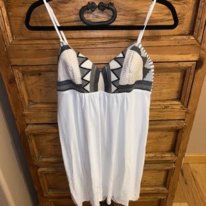 Large Lovestitch Whit Dress Fitted Bust